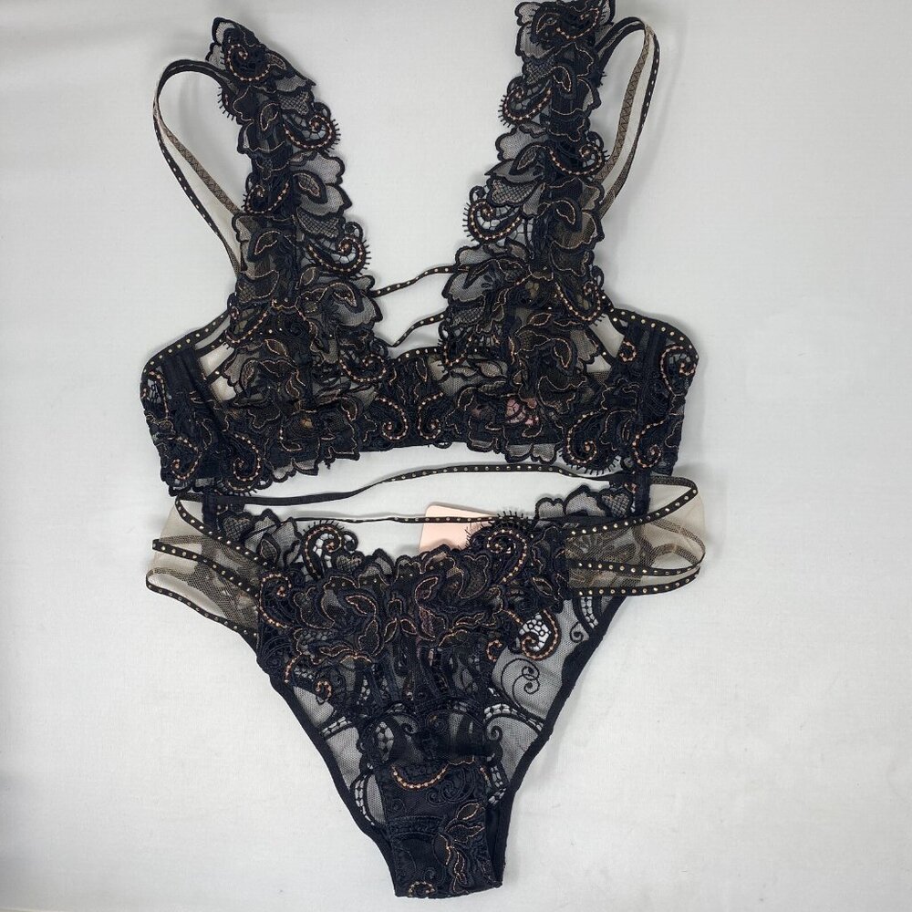 Agent Provocateur Zinnia Black Bronze Set 34B/2